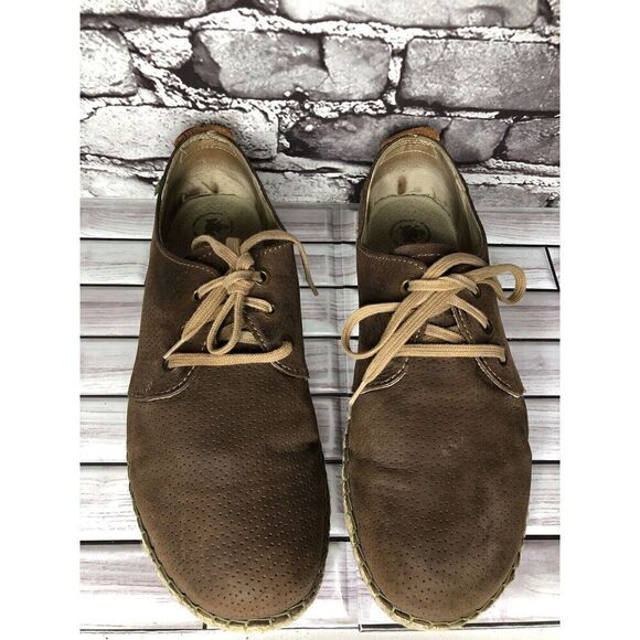 El Naturalista Brown Leather Oxfords Lace Up Sneakers Shoes Men’s Sz 44EU/11M US - Picture 13 of 16